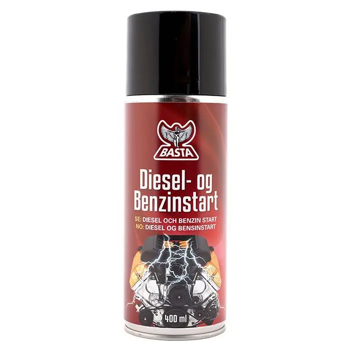 Basta Diesel og Benzin-start 400ml.